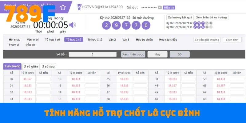 Tính năng hỗ trợ chốt lô cực đỉnh