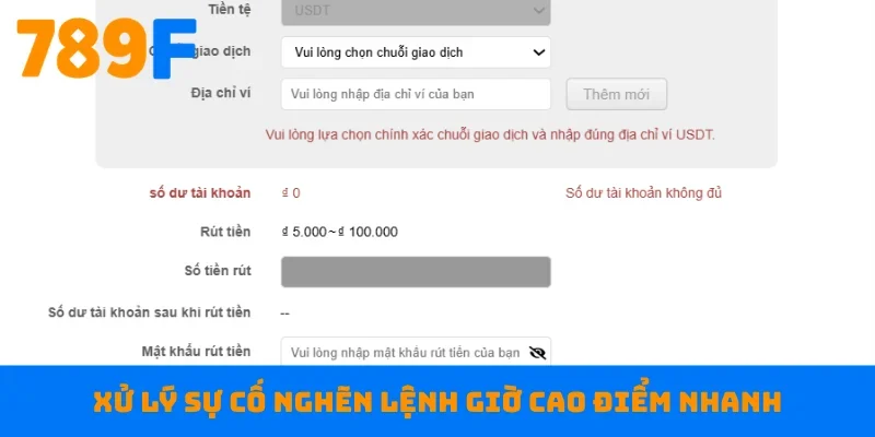 Xử lý sự cố nghẽn lệnh giờ cao điểm nhanh